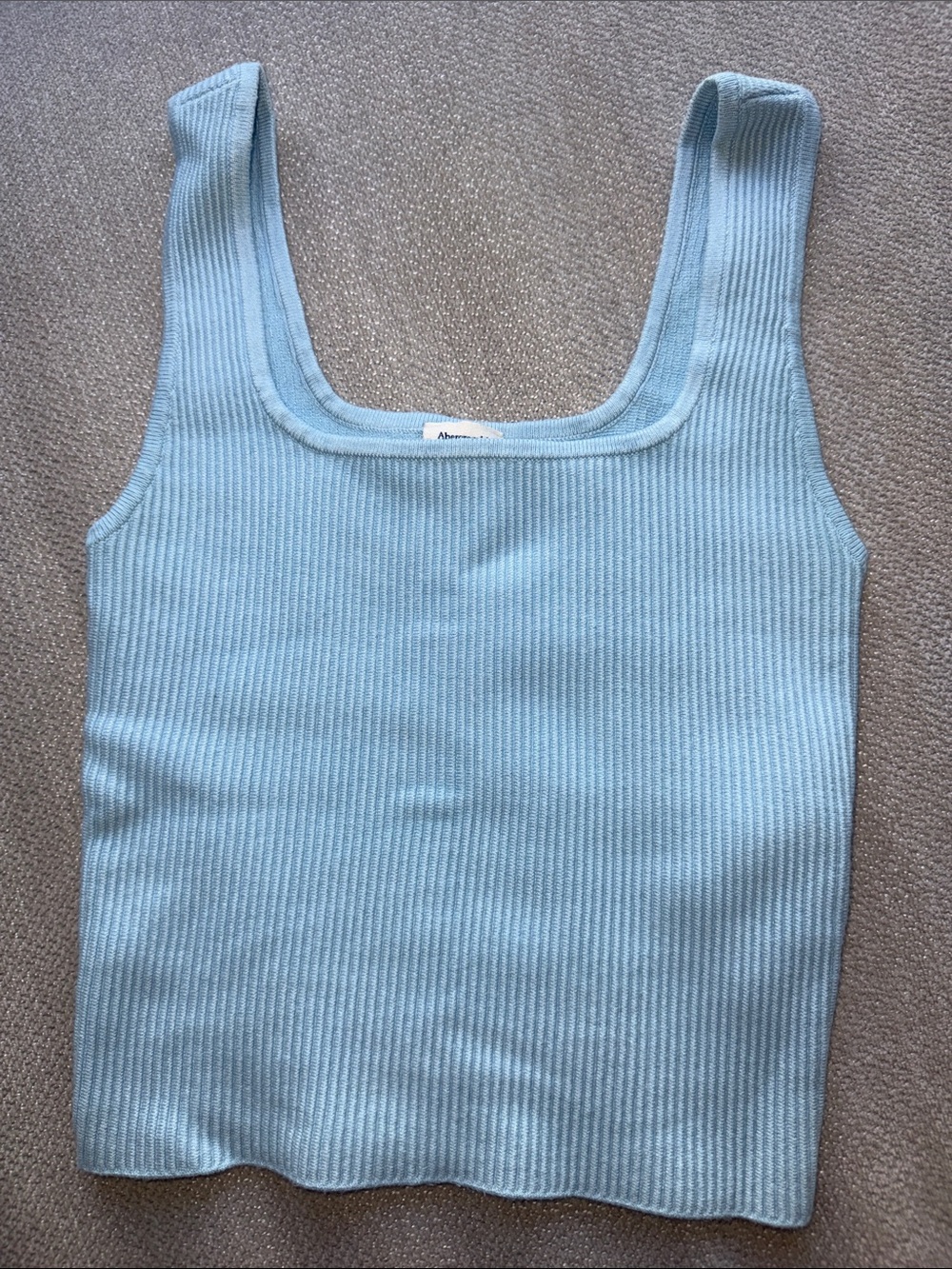 Abercrombie Ottoman Squareneck Ribbed Tank
